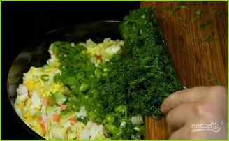Крабовый салат - фото шаг 5