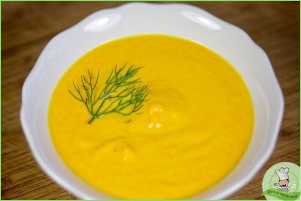 Морковный суп-пюре со сливками - фото шаг 1