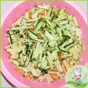 Салат из свежей зелени - фото шаг 2