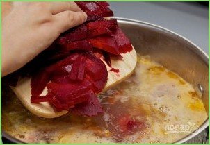 Борщ без томатной пасты - фото шаг 13
