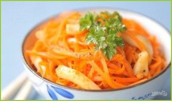 Корейский морковный салат с кальмарами - фото шаг 4