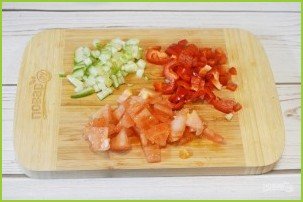 Овощной салат с булгуром 