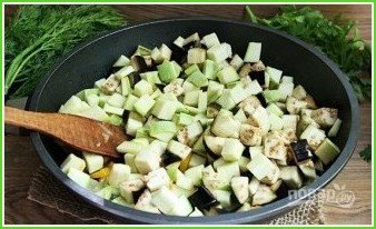 Рецепт овощного рагу с баклажанами и кабачками - фото шаг 6