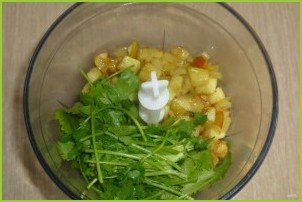 Салат с арбузом и креветками - фото шаг 3