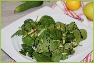 Диетический зелёный салат - фото шаг 12