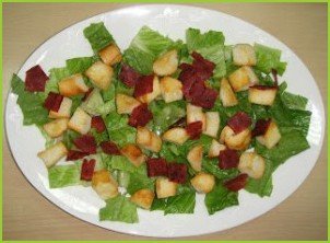 Клубный салат с креветками - фото шаг 4