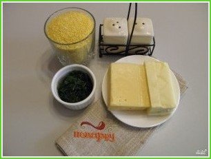 Кукурузная каша с сыром - фото шаг 1