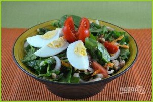 Салат из шпината свежего - фото шаг 7