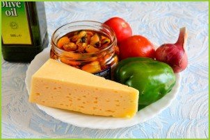 Салат с мидиями и сыром - фото шаг 1