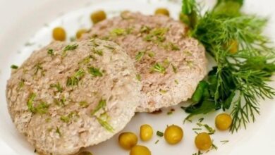 Биточки мясные паровые