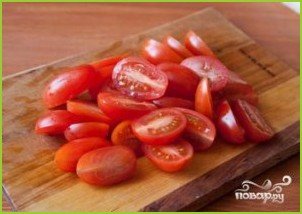 Моцарелла с помидорами - фото шаг 2