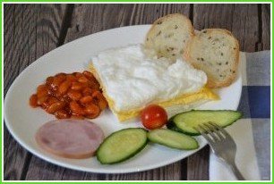 Оригинальный завтрак из яиц - фото шаг 9