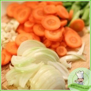 Рагу со свининой, овощами и лапшой - фото шаг 1