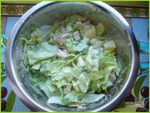 Салат из капусты 