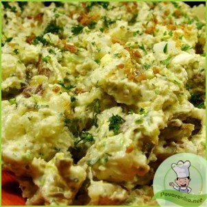 Картофельный салат с беконом - фото шаг 9