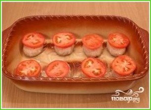 Котлеты с сыром и помидорами - фото шаг 8