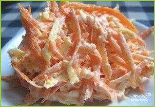 Морковка с сыром и чесноком - фото шаг 5