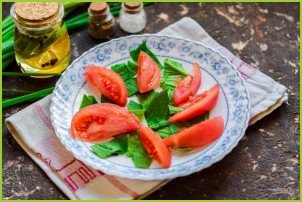 Овощной салат с растительным маслом - фото шаг 2