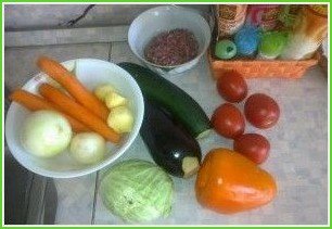 Рагу с фаршем и овощами - фото шаг 1