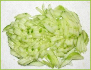 Вегетарианский салат из пекинской капусты - фото шаг 3