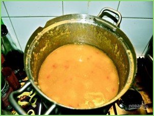 Хрустящий суп из тыквы с сухариками - фото шаг 10