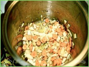 Хрустящий суп из тыквы с сухариками - фото шаг 6