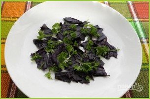 Овощной салат с сырыми шампиньонами - фото шаг 2