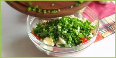 Салат с жареными кабачками - фото шаг 3