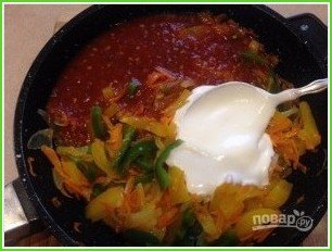 Тефтели с рисом и овощным соусом - фото шаг 9
