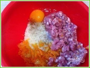 Тефтели с рисом и овощным соусом - фото шаг 3