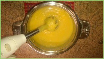 Тыквенный суп-пюре со сливками - фото шаг 7