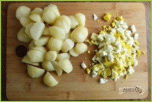 Пряный картофельный салат с укропом - фото шаг 3