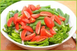 Вкусный салат с фасолью - фото шаг 7
