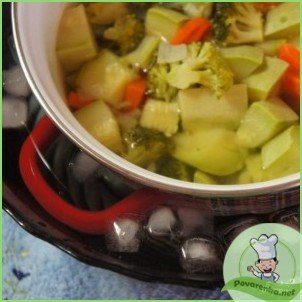 Овощной суп-пюре с креветками - фото шаг 6
