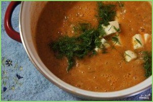 Овощной суп-пюре с креветками - фото шаг 8