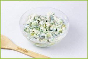ПП салат с авокадо - фото шаг 6