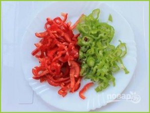 Салат из зеленой гречки - фото шаг 3