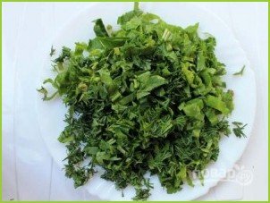 Салат из зеленой гречки - фото шаг 5