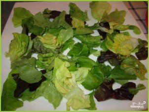 Салат с инжиром и козьим сыром - фото шаг 3