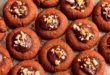Шоколадное печенье с мятно-шоколадной начинкой