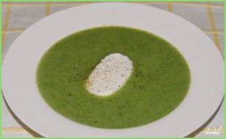 Крем-суп из брокколи и шампиньонов - фото шаг 4