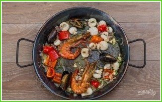 Испанская паэлья с морепродуктами - фото шаг 5