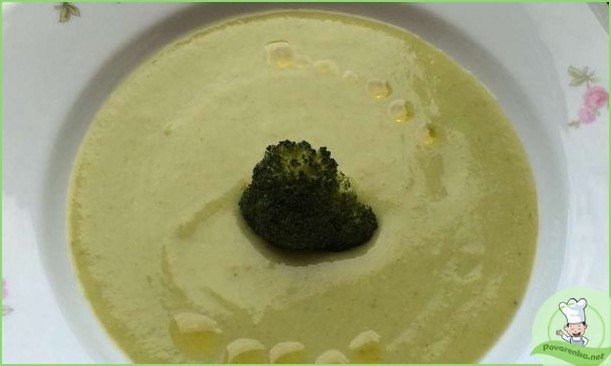 Суп-пюре из брокколи с плавленым сыром - фото шаг 1