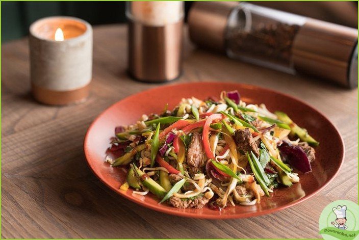 Азиатский салат с имбирем и чили - фото шаг 1