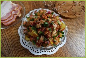Королевский картофельный салат - фото шаг 6