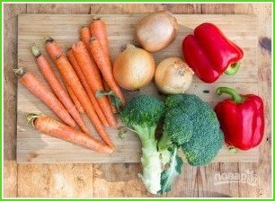 Лазанья с запеченными овощами - фото шаг 1