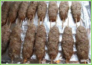 Люля-кебаб из баранины в духовке - фото шаг 6