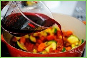 Овощное рагу с вином - фото шаг 3