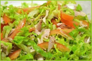Салат с курицей и томатами - фото шаг 5