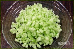 Салат с овощами и булгуром - фото шаг 3
